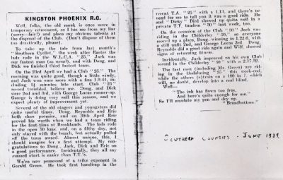 June 1939
Keywords: Newsclip